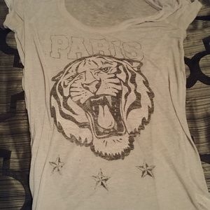 See through tiger top